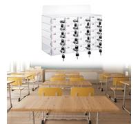 GFLPSQIA taquilla para Guardar Celular Armario Portátil para Celulares con 50 Ranuras para Instituciones De Capacitación Y Empresas Mineras. Armario para Almacenar Celulares En(20 bits)