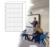 GFLPSQIA taquilla para Guardar Celular Casillero Transparente para Teléfono Móvil De 3 Niveles Y 30 Ranuras, Caja De Almacenamiento para Empresas Mineras O Centros De Capacitac(90 Grids)