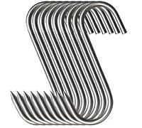 Gflyyue Gancho para carnicero, acero inoxidable premium, para carnicero, ahumado, procesamiento de carne para colgar, carnicero, ahumar, asar y colgar para secar (13 cm)