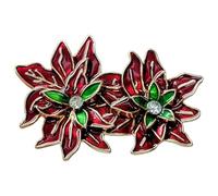 GFM Broche de Navidad brillante - Papá Noel, árbol de Navidad, corona, Rudolph, palo de caramelo, muñeco de nieve, reno (BRCH-CHRIS-C), S, Metal, Cristal