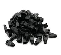gfortune 100 unidades RJ45 de red Ethernet Cable End Cap Conectores Botas enchufe Modular para cubierta suave plástico