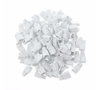 gfortune 100 unidades RJ45 de red Ethernet Cable End Cap Conectores Botas enchufe Modular para cubierta suave plástico