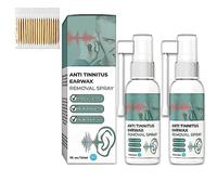 GFOUK - Aerosol antitinnitus para eliminar cerumen, espray antibloqueo coclear, spray de eliminación de bloqueo de cera, alivio del tinnitus para oídos zumbidos, limpiador suavizante de cera de oídos,