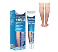 GFOUK Crema de polisulfato de mucopolisacárido, tratamiento de venas varicosas para piernas, crema de decoloración para el cuidado de las venas, mejora la circulación sanguínea y alivia la hinchazón