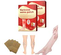 GFOUK Parche de hierbas de alivio inmediato sin venas, parches de venas varicosas para piernas, parche de eliminación de venas de araña, parche de tratamiento de extracto de varices y arañas