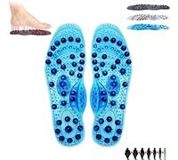 GFOUK Titanvein Far Infrared Tourmaline Acupressure Insoles | Massage Foot Pain Relief Orthotic Insoles | Acupressure Magnetic Shoe Insoles,Can be Cut Freely (S, Mix 3pairs)