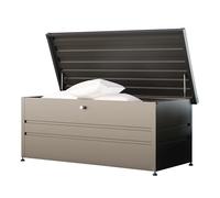 GFP PRIMEYARD® Baúl Exterior 182x84x72 cm almacenaje Exterior arcón Exterior metálico Antracita Impermeable