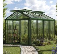 GFP Pro 235 x 311 cm Invernadero, verde, recubrimiento de polvo, incl. Set - Pro 2 - (GFPV00157)