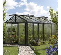 GFP Pro 235 x 460 cm Invernadero, antracita, recubrimiento de polvo, incl. Set - Pro 2 - (GFPV00167)