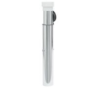 GFRMPORM Casquillo de suelo para sombrilla 40-50 mm mástil plata | Aluminio anodizado, resistente a la intemperie, empotrable, incluye tapa