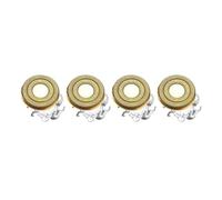 GFRWKCEX Cabezales de Repuesto for afeitadora, compatibles con Skull, afeitadora Pitbull Gold Pro Brush, Cuchilla de Repuesto for afeitadora Pitbull, Cuchillas de afeitadora(4 PCS G)