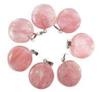 Gfsdjalkj 1 2pc Colgantes Redondos de la Torre del Ojo de Cristal de Cristal de Piedra de Piedra Natural adecuados for la joyería Que Hace Collar (Metal Color : Blue)
