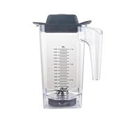 Vaso De Licuadora, Con Tapa De Hoja En La Parte Inferior, Compatible Con JTC TM-800A TM800AQ, Reemplazo Del Tanque Del Contenedor Del Exprimidor, Trituradora De Hielo, 1,5 L(800A)