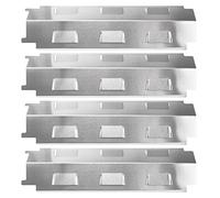 GFTIME 98741 37cm Placa de Calor Barbacoa de Gas Piezas de Repuesto para Kenmore Thermos, Master Forge, Savor Pro Y Otros Parrilla Barbacoa Acero Inoxidable BBQ Reemplazo (4 Piezas)