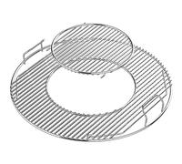 GFTIME BBQ Rejilla Parrilla Piezas de Repuesto Barbacoa Gas Niquelado Asado Accesorios para Weber 8835, se ajustan a las parrillas de carbón Parrilla Barbacoa de 57 cm