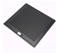 GFTIME Plancha reversible de hierro fundido, 33,5 x 30 cm, para Taino Basic 4+1 6+1, Enders San Francisco 3, acanalado por ambos lados, plancha de hierro fundido, accesorio para barbacoa, plancha de