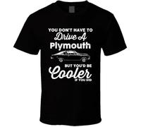 gfu6dle 1965 Plymouth Barracuda S 273 You Would Be Cooler If You Did Fan T Shirt Black XXL