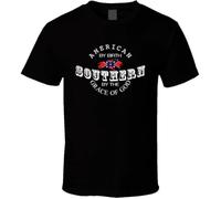 gfu6dle American by Birth Southern by The Grace of God T Shirt Black L