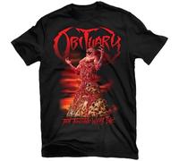 gfu6dle Men's Obituary Ten Thousand Ways To Die T-Shirt XXX-Large Black 3XL