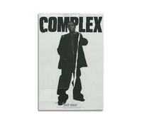 GFUWEWQEGUU ASAP Rocky - Póster estético de pared decorativo para pared, lienzo vintage para sala de estar, dormitorio, 50 x 75 cm, estilo sin marco