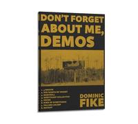 GFUWEWQEGUU Dominic Fike Don't Forget About Me - Pósteres estéticos para pared, pintura decorativa, lienzo vintage para sala de estar, dormitorio, 40 x 60 cm, estilo marco