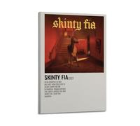 GFUWEWQEGUU Fontaines D.C. Álbum Skinty Fia Pósteres estéticos para pared, pintura decorativa, póster decorativo, lienzo vintage para sala de estar, dormitorio, 50 x 75 cm, estilo marco