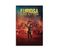 GFUWEWQEGUU Furiosa A Mad Max Saga Pósteres estéticos para pared, pintura decorativa, lienzo vintage para sala de estar, dormitorio, 60 x 90 cm, estilo sin marco