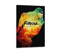 GFUWEWQEGUU Furiosa A Mad Max Saga Pósteres estéticos para pared, pintura decorativa, póster decorativo vintage para sala de estar, dormitorio, 40 x 60 cm, estilo marco