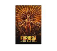 GFUWEWQEGUU Furiosa A Mad Max Saga Pósteres estéticos para pared, pintura decorativa, póster decorativo vintage para sala de estar, dormitorio, 50 x 75 cm, estilo sin marco