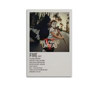 GFUWEWQEGUU Hollywood Undead Album Five Posters - Cuadro decorativo decorativo para pared, lienzo vintage para sala de estar, dormitorio, 40 x 60 cm, estilo sin marco