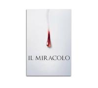 GFUWEWQEGUU Il Miracolo - Póster estético para pared, pintura decorativa, lienzo vintage para sala de estar, dormitorio, 20 x 30 cm, estilo sin marco