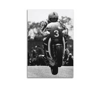 GFUWEWQEGUU Joey Dunlop - Póster estético de pared decorativo para pared, lienzo vintage para sala de estar, dormitorio, 60 x 90 cm, estilo sin marco