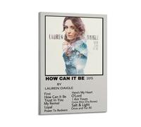 GFUWEWQEGUU Lauren Daigle How Can It Be Pósteres estéticos para pared, pintura decorativa, póster decorativo, lienzo vintage para sala de estar, dormitorio, 40 x 60 cm, estilo marco