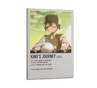 GFUWEWQEGUU Póster estético de Kino's Journey para pared, pintura decorativa, lienzo vintage para sala de estar, dormitorio, 60 x 90 cm, estilo marco