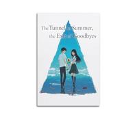 GFUWEWQEGUU Póster estético de The Tunnel to Summer The Exit of Goodbyes - Póster decorativo para pared, lienzo vintage para sala de estar, dormitorio, 30 x 45 cm, estilo sin marco
