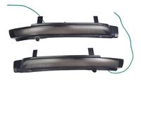 GFVFGNLNNA 2 Piezas Para Skoda Para Octavia 2009-2013 Para SUPERB 2008-2014 Luz Intermitente LED Dinámica Para Espejo Retrovisor Autopartes(Blue Yellow)