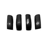 GFVFGNLNNA Embellecedores Para Reposabrazos Puerta Trasera Interior Coche Decoración Pegatinas Para Marco 4 Unidades Para Toyota Para Sienna 2021 2022 2023 2024 (Modela)