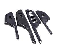 GFVFGNLNNA Para Civic 10th 2017 2018 2019 2020 Interior De La Puerta Del Coche Reposabrazos Botón De Cristal Pegatinas Decorativas Accesorios Para El Coche