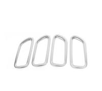 GFVFGNLNNA Pegatinas Decorativas Para Manijas De Puertas Interiores De Automóviles Accesorios Para Toyota Para Corolla E210 2019 2020 2021 2022 2023 Híbrido (Plata)