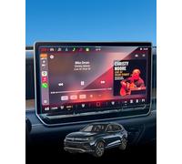 GFWGTS Protector de pantalla de vidrio templado 9H para VW Tiguan III MK3/para VW Tayron SUV 2024 2025 2026, 15 pulgadas Discover Pro Max Navigation Protector de pantalla anti-huellas dactilares