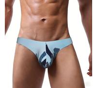GFXEDSAH Chicago Print - Calzoncillos para hombre con bolsa en U | Ropa interior estampada Chicago con bolsa en U para viajes de verano y uso diario