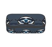 GFXEDSAH Orca Killer Whale Print - Estuche elegante y funcional, pequeño pero espacioso, ideal para viajes o uso diario, Black, Talla única, Neceser de maquillaje