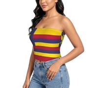 GFXEDSAH Sujetador sin tirantes con estampado de bandera del Reino de Hawaii para mujer, Bandera del Reino de Hawái, M