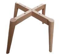 GFYHTN Patas de Taburete de Madera Maciza, pies de Repuesto para mesas, Patas de Silla de Comedor con Estructura en Cruz para tableros de Madera(50cm/20in)