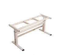 GFYHTN Patas metál Ajustables para Mesa, Estructura de Mesa de Oficina con Altura Regulable manualmente, Patas para Oficina o hogar(White,155 * 38cm/61 * 15in)