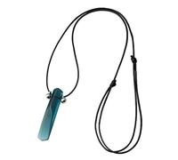 GFYWZ Collar Hokage Tsunade Piedra Preciosa Natural Jade Colgante Uzumaki Charms Collar Colgante Collar Anime Cosplay Prop Joyería Accesorios