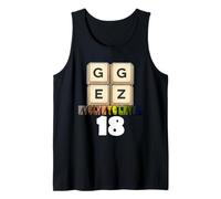 GG Easy - Divertido Mensaje para el 18º cumpleaños Camiseta sin Mangas