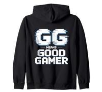 GG Good Gamer Positive Play Pixel Graphic Sudadera con Capucha