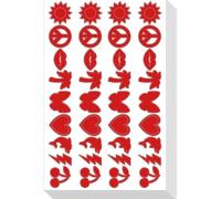 GGAUBAIFI 360pcs 9 diseños para broncearse pegatinas para tomar el sol, pegatinas perforadas para el cuerpo para broncearse adhesivo espetón de bronce