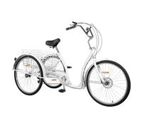 GGbaony Triciclo plegable bicicleta 26 pulgadas triciclo para adultos 3 ruedas triciclo adulto bicicleta de carga triciclo para adultos mayores triciclo con cesta